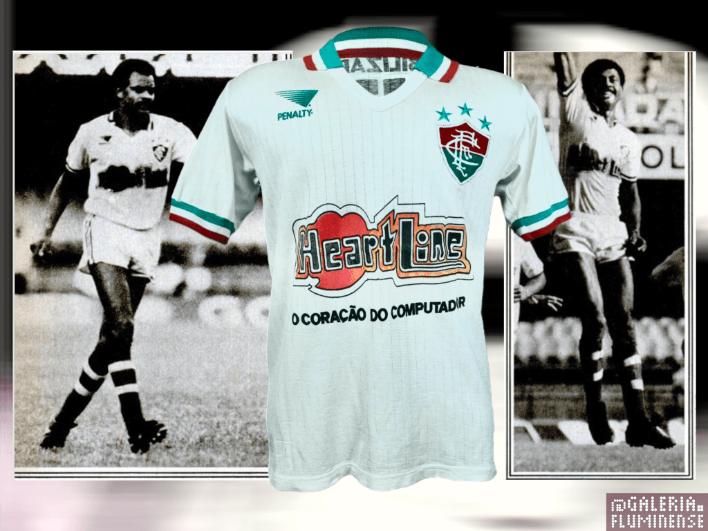 Camisa Penalty com patrocínio Heartline –&nbsp;1986